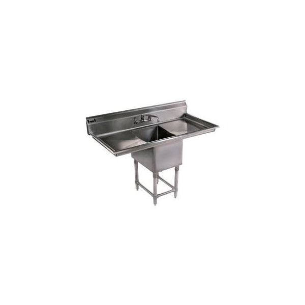 Aero Aero Manufacturing Company One Bowl Aerospec SS NSF Sink w/ Two 18'W Drainboards 2F1-2116-18LR - main